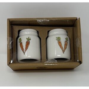 Potter's Studio Salt And Pepper Shakers with Carrots Easter